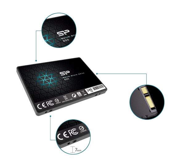 Silicon Power 240GB 2,5" SATA SSD S55 - 256720 - zdjęcie 5